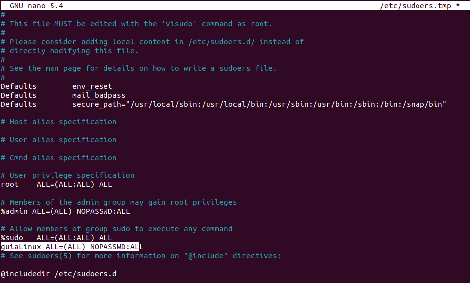 Ejecutar comandos con sudo con permisos de root en Linux