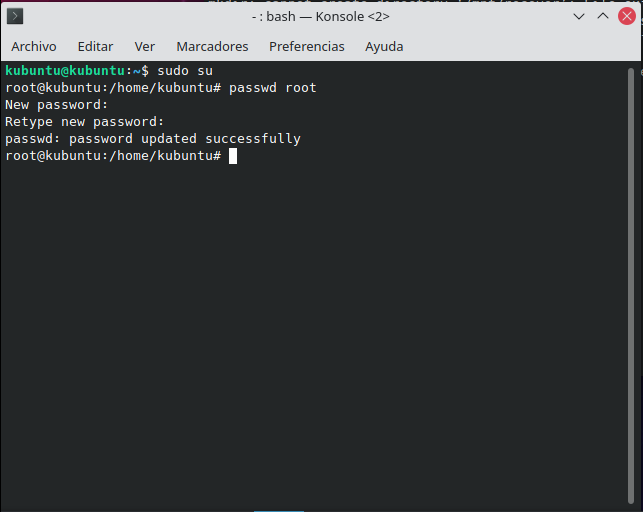 Cambiar o recuperar la contraseña en Linux mediante terminal o consola