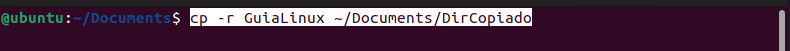 Copiar directorios en Linux por terminal