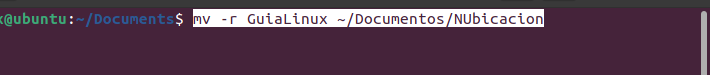 Mover directorios en Linux por Terminal